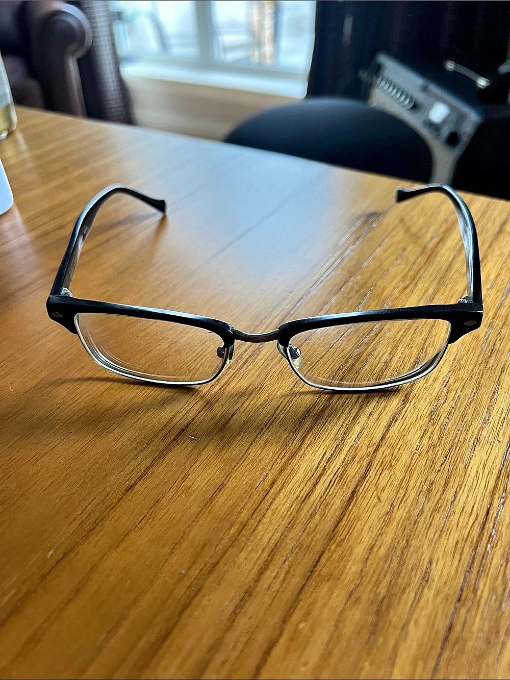 Lucky Brand Black & Silver Eyeglasses